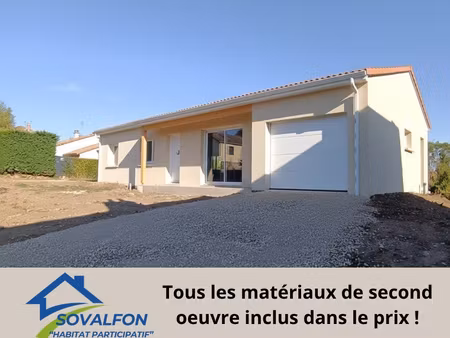 maison plain-pied 78 m2 habitable