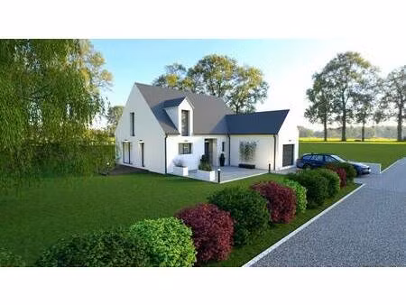 terrain avec maison neuve à vendre