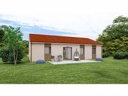 terrain avec maison neuve à vendre
