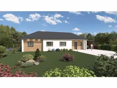 terrain avec maison neuve à vendre