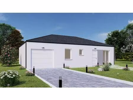 terrain avec maison neuve à vendre