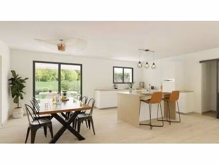 terrain avec maison neuve à vendre