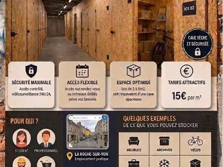 box stockage/garde meuble centre ville