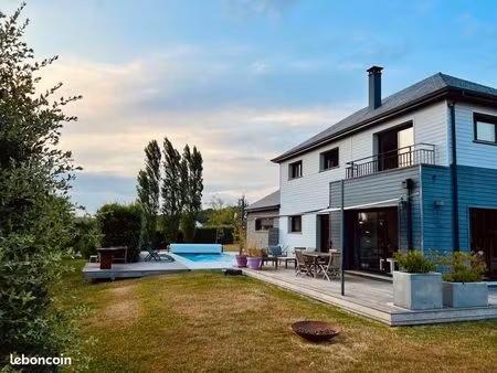 maison contemporaine avec piscine et vue dégagée – pavilly  aux portes de rouen