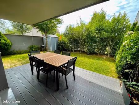 magnifique f3 lumineux – 66 m² – rez-de-jardin – sans vis-à-vis