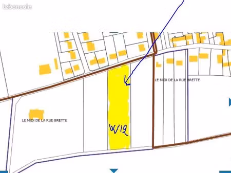 beau terrain à esmans à construire