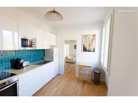 appartement t2 lumineux meublé et rénové  climatisé  intramuros