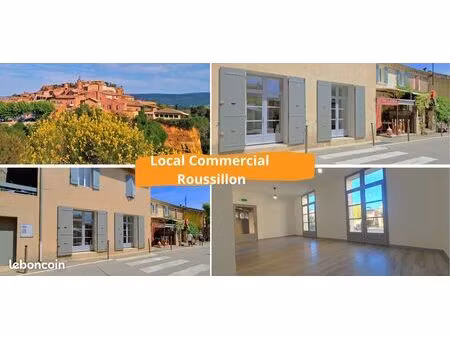 location local commercial roussillon – 73 m² + terrasse couverte 22 m²