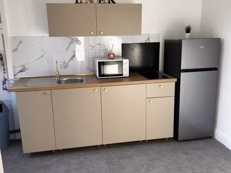 appartement f2 meublé de 38m2 refait à neuf
