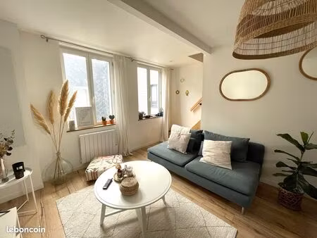 charmant duplex rouen gare tout compris (élec  eau  internet)