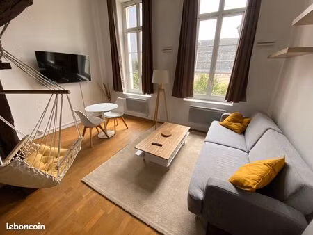 ? studio meublé de charme avec mezzanine – gare de rouen