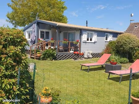 chalet 65 m² – baie de somme – favières / le crotoy – parc résidentiel ouvert toute l'anné