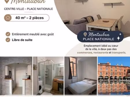 loue t2 meublé montauban centre ville
