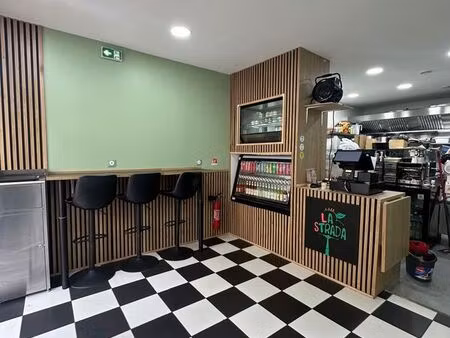 fond de commerce fastfood