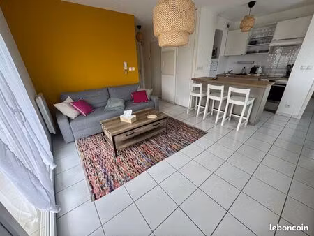 appartement meublé - 39m2 - 2 pièces