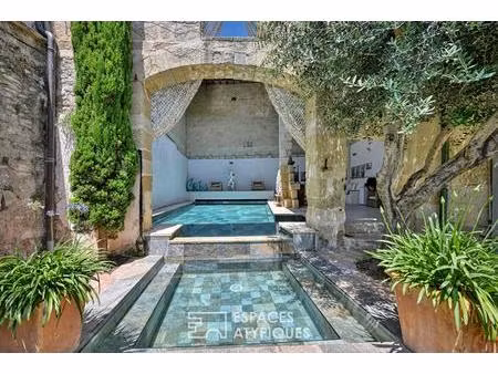maison au charme indécent avec piscine en coeur de village