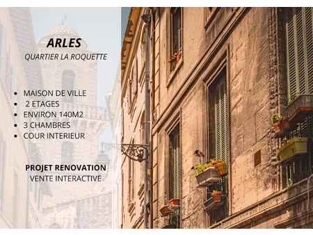 vente maison 4 pièces 140 m² à arles (13200)  330 000 €