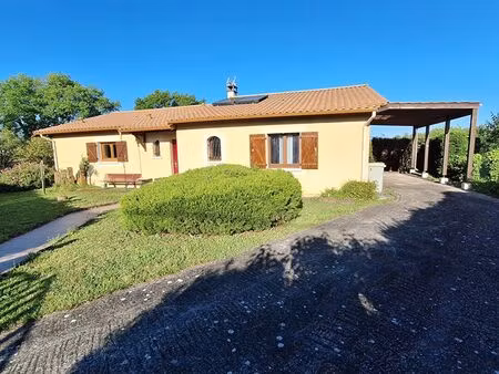 maison plain pied de 127m² hab avec sous sol sur un terrain de 859m²