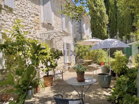 authentique maison en pierre avec jardin commerces à pieds