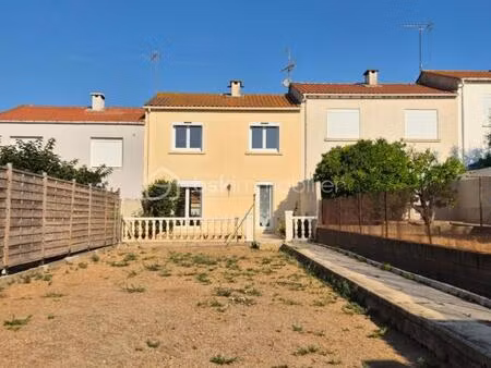 maison familiale 3 chambres avec jardin piscinable et garage à portiragnes