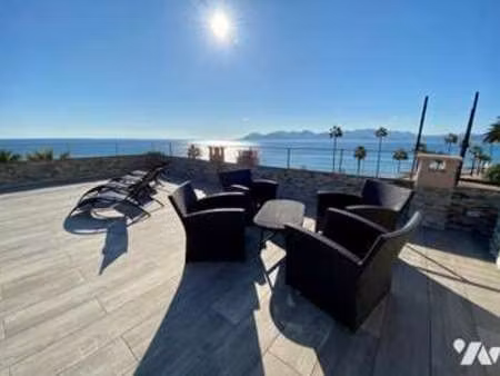 vente appartement 5 pièces bord de mer à cannes (06150) : à vendre 5 pièces bord de mer / 