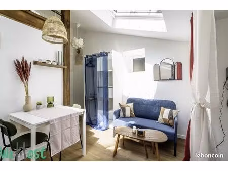 superbe studio avec mezzanine et jardin