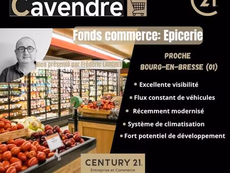 fonds de commerce 89 m² bourg en bresse