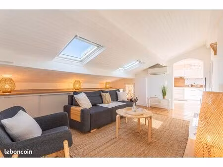 appartement meublé vue mer – terrasse plein sud – parking – bail mobilité
