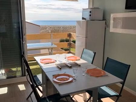 vend appartement vue mer port leucate