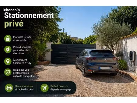 parking sécurisé chez particulier proche aéroport