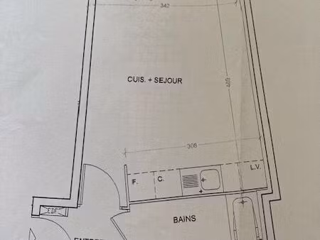 studio meublé