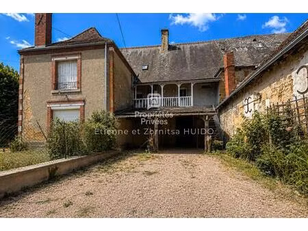 maison de maître de 231 m² avec deux habitations indépendantes ? centre-ville de vatan