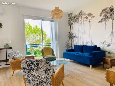 vaux sur mer – pontaillac | élégant appartement de 86 m² entièrement rénové  balcon  aperç