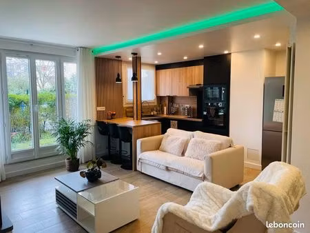 appartement t3 60m2- rez de jardin