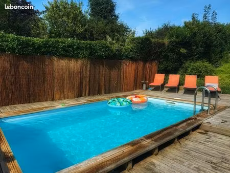 maison à louer avec piscine extérieure chauffée