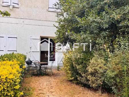 studio mezzanine avec jardin privatif à deux pas du champ-de-mars