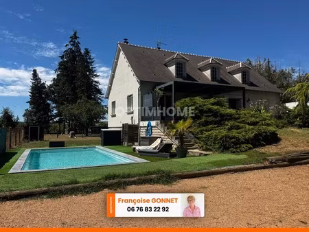 maison 215 m² - 5 chambres - terrain 4 200 m² - piscine - 257 000 € - saint pierre les eti