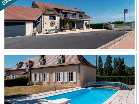 ensemble immobilier de 2 magnifiques maisons et piscine