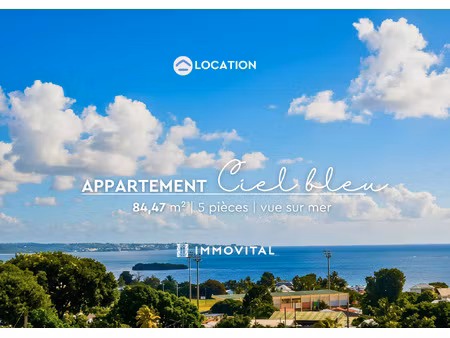 appartement t5 - 3 niveaux - vue mer - centre-ville petit-bo