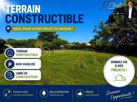 terrain de 600 m² à saint-martin-des-noyers