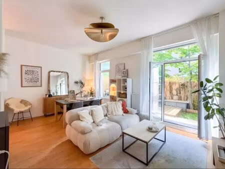 appartement 3 pièces de 65 82 m² avec jardin – asnières-sur-sein