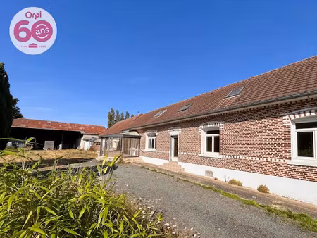 vente ferme 5 pièces 132 m² à morchies (62124)  195 000 €