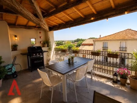 belle maison de caractère au coeur de magalas 4 chambres  superbe terrasse couverte avec..
