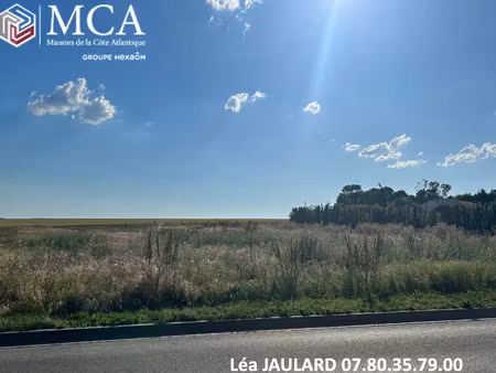 vente terrain 401 m² vérines (17540)