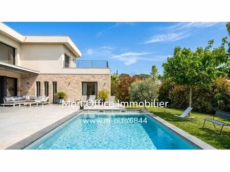 référence : 6844-aus. - maison contemporaine 201m² avec piscine - ventabren
