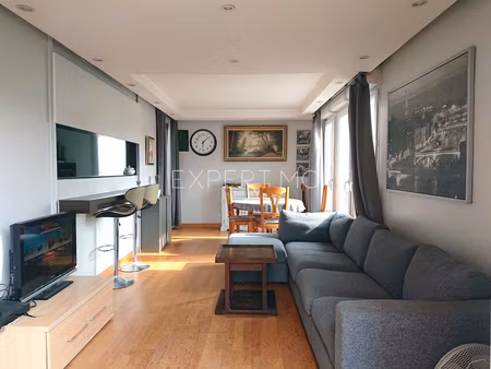 t4 meublé 82m2 avec 2 balcons  2 parkings  arcueil la vache noire