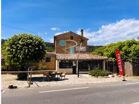 a vendre restaurant : murs et fonds avec logement sud ardeche