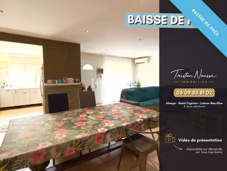 maison plain-pied 3 faces - 100 m2 - alenya