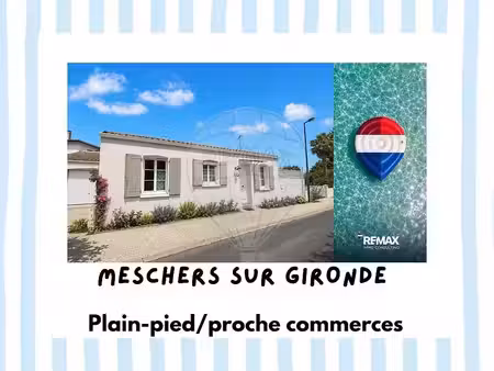 vente maison meschers-sur-gironde 17132 - - surface privée