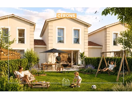vente maison neuf 4 pièces 91m2 cérons - 269000 € - surface privée